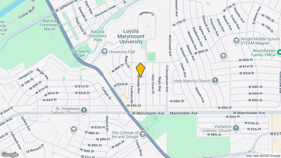 8124 Gonzaga Ave Map and Location Details
