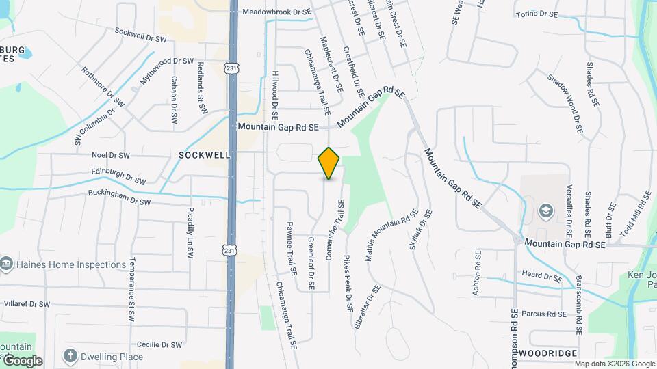 12003 Greenleaf Dr SE Mapa y Detalles de la Ubicación