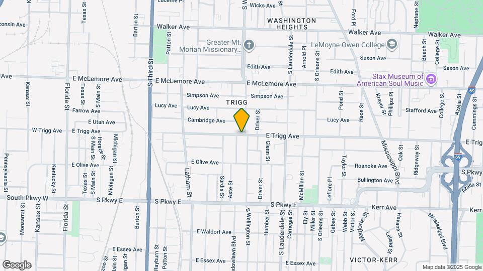 453 E Dison Ave Map and Location Details