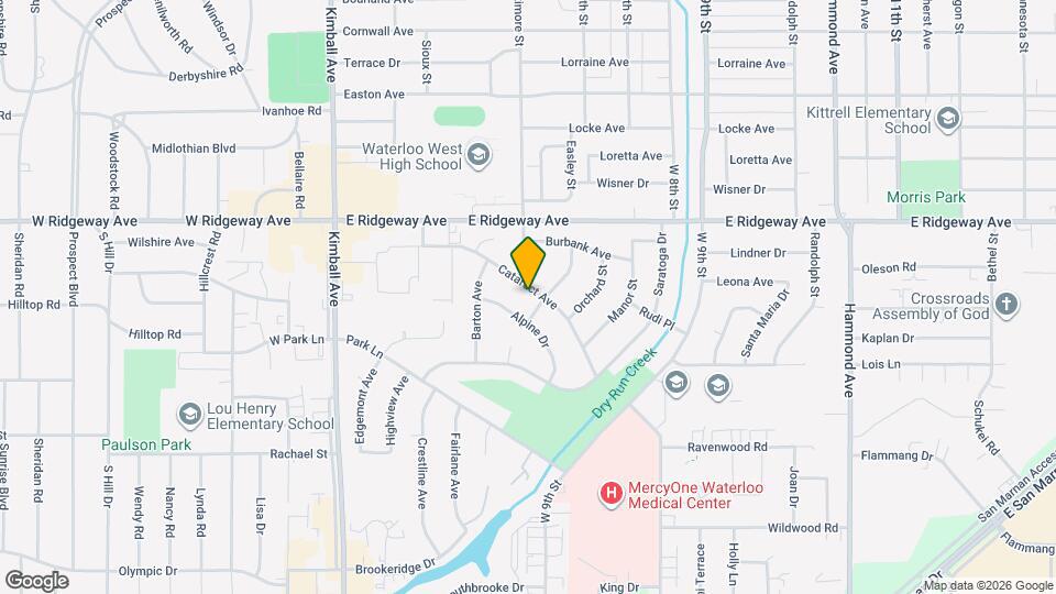 608 Cataract Ave Map and Location Details