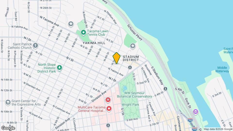 216 N G St Map and Location Details