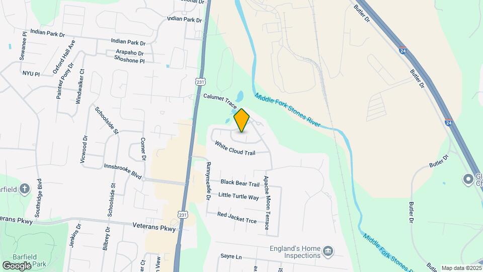 2710 Soaring Eagle Ct Map and Location Details