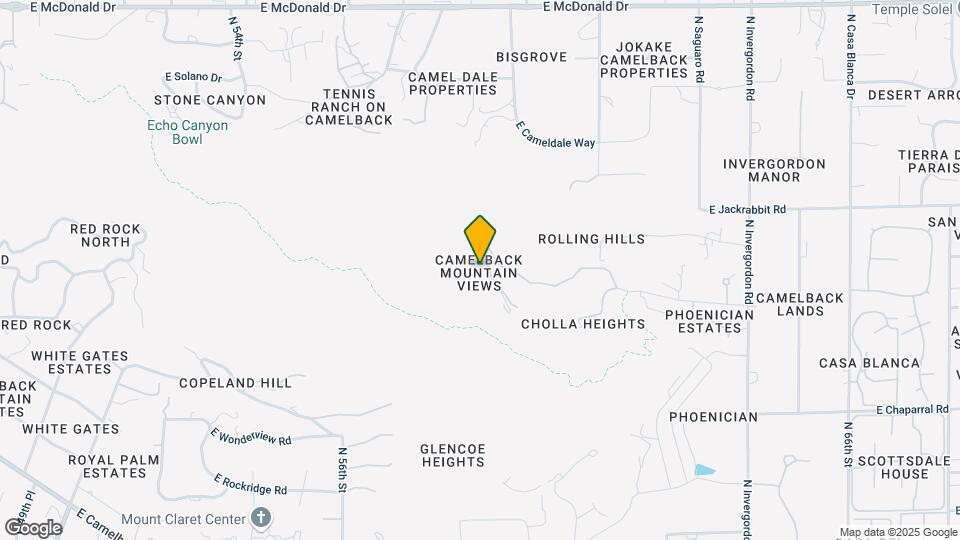 5810 E Cholla Ln Map and Location Details