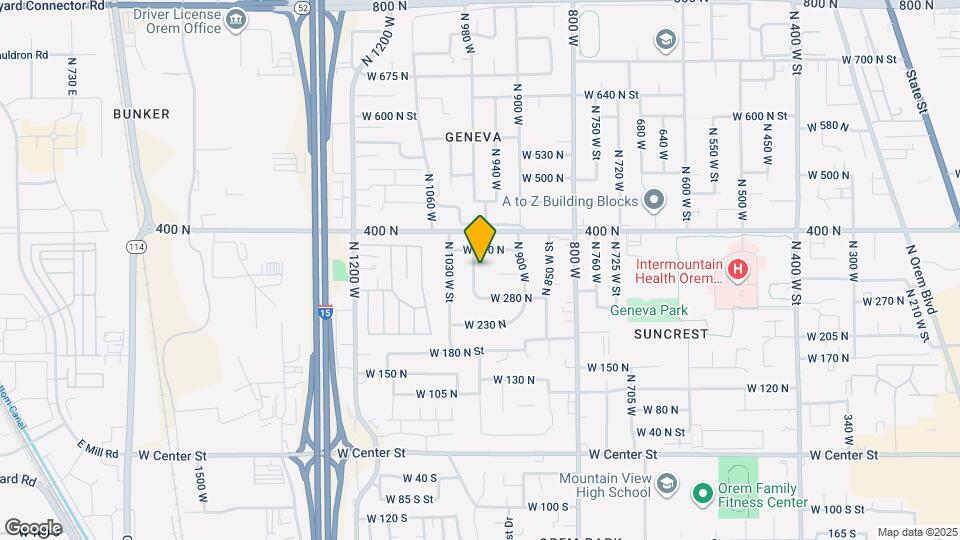 330 N 985 W, Unit 332 Mapa y Detalles de la Ubicación
