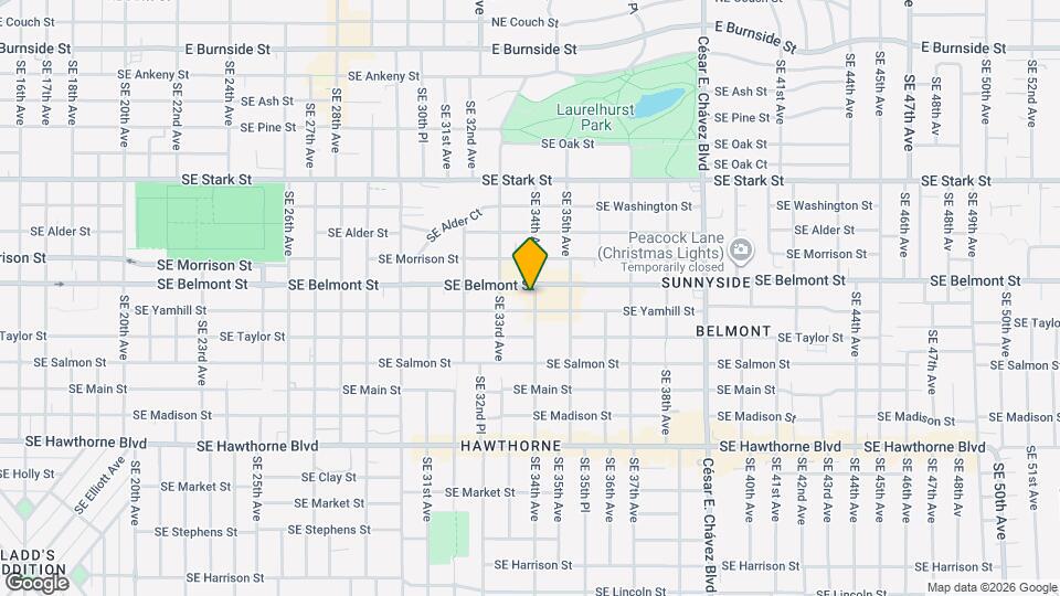 923 SE 34th Ave Map and Location Details