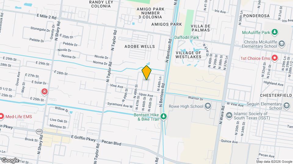 2301 N 46th St Map and Location Details