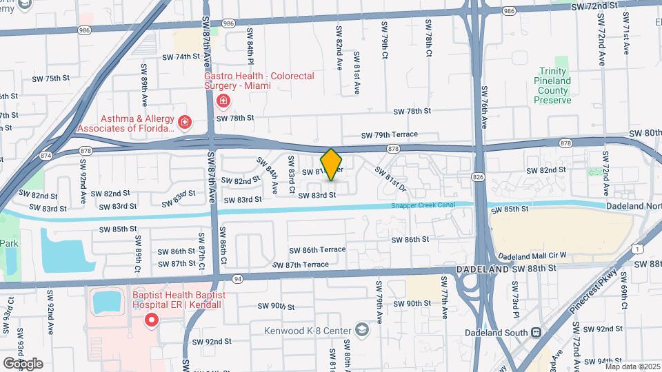 8208 SW 81st Pl Map and Location Details