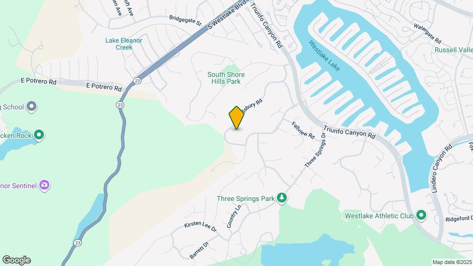 2084 Hillsbury Rd Map and Location Details