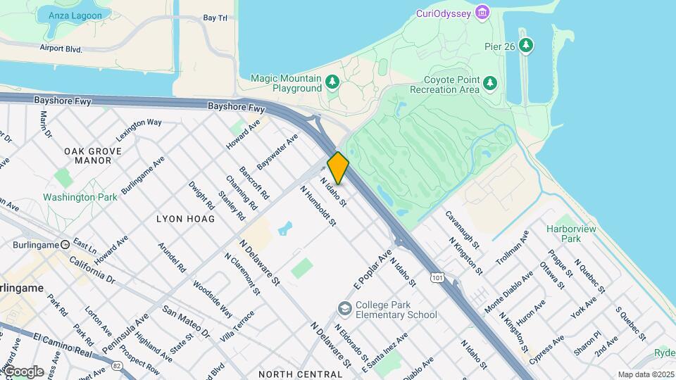 824 N Idaho St Map and Location Details