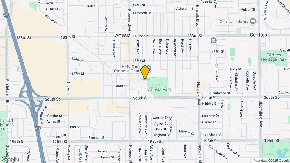 18729-18735 Clarkdale Ave Map and Location Details