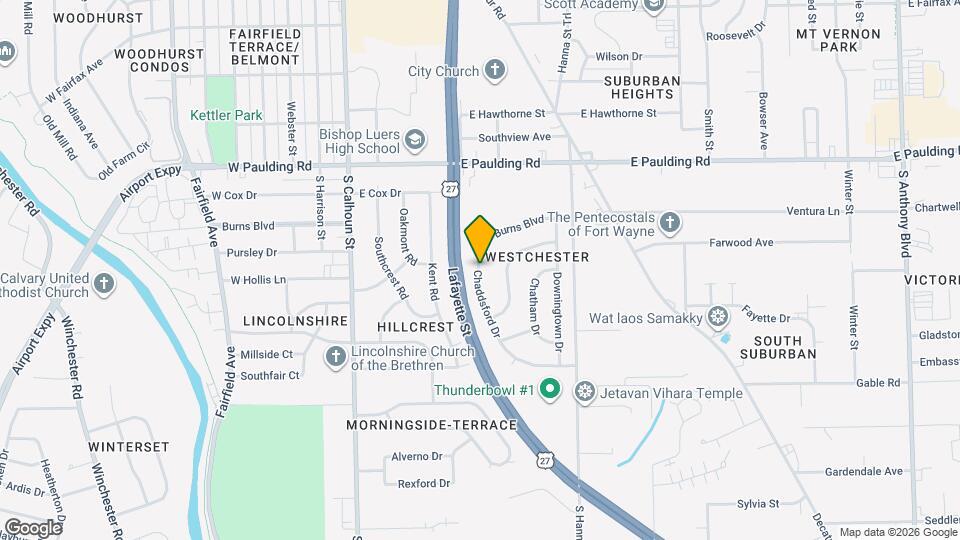 6125 Chaddsford Dr Map and Location Details