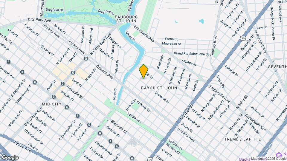 3223 Dumaine St Map and Location Details
