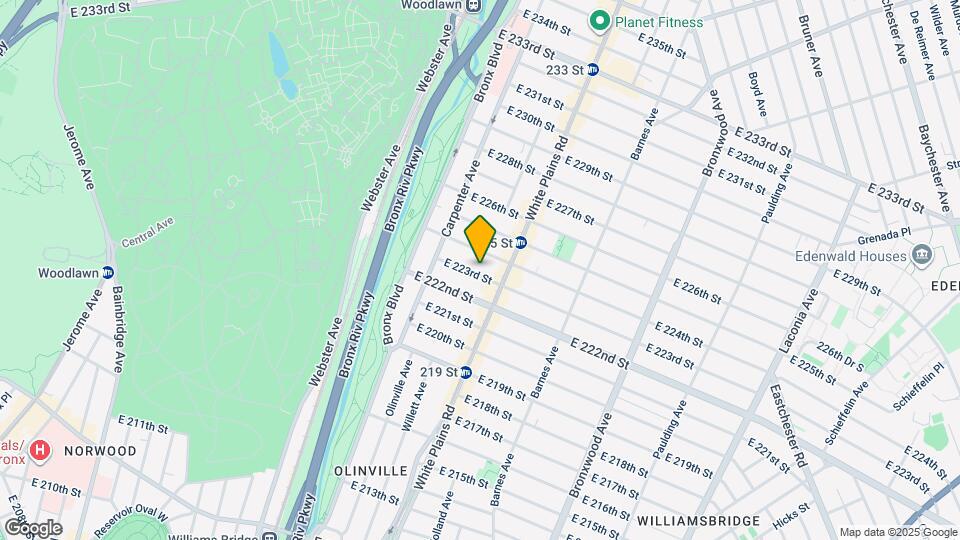 673 E 223rd St Map and Location Details