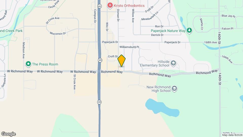 1657 Gunston Dr Map and Location Details