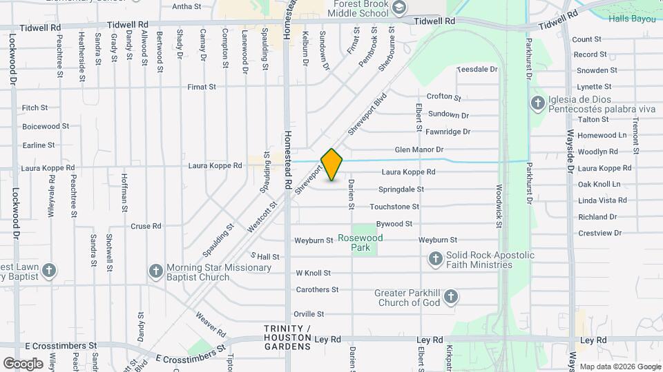 7213 Springdale St Map and Location Details