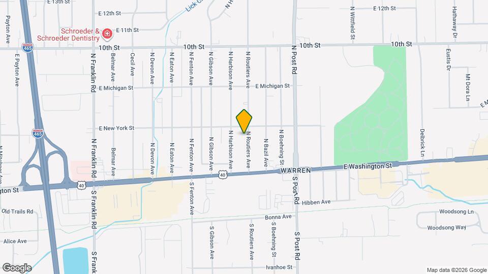 122 N Routiers Ave Map and Location Details