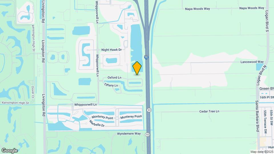 836 Hampton Cir Map and Location Details