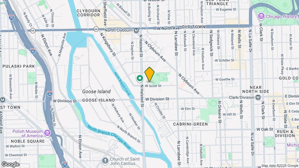 1311 N Burling St, Unit 1 Mapa y Detalles de la Ubicación