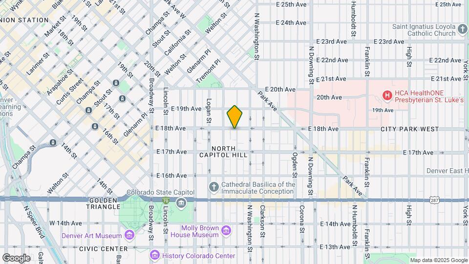 1767 N Pearl St Mapa y Detalles de la Ubicación