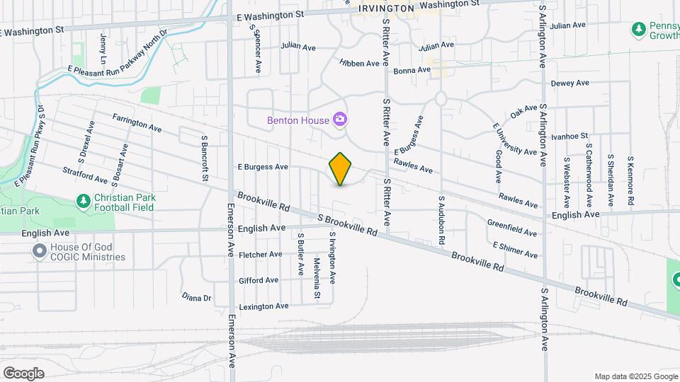 5409 E Burgess Ave Map and Location Details
