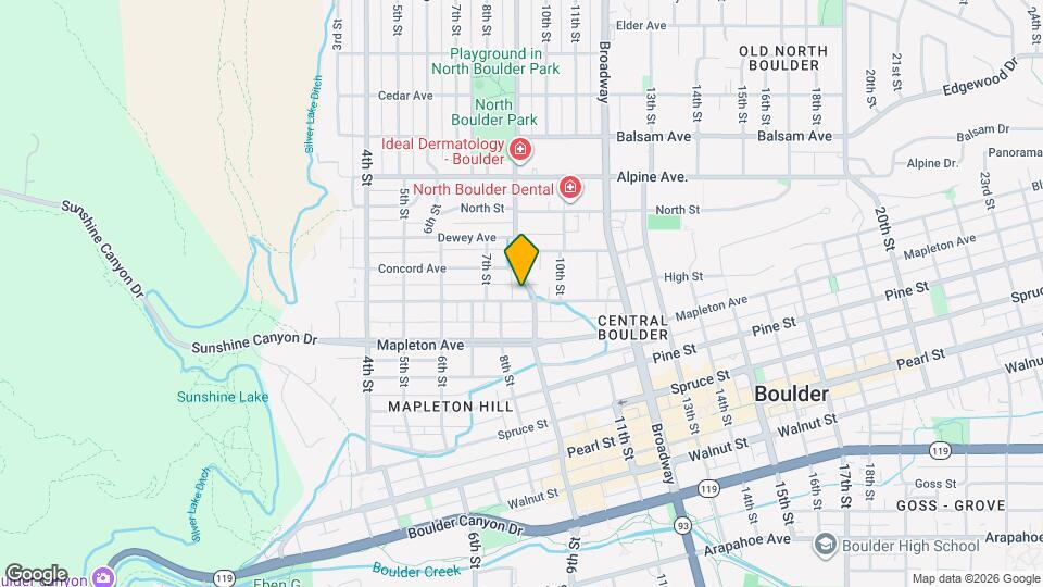 827 Maxwell Ave Map and Location Details