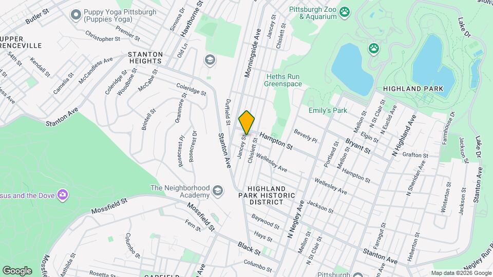 1020 Jancey St Map and Location Details