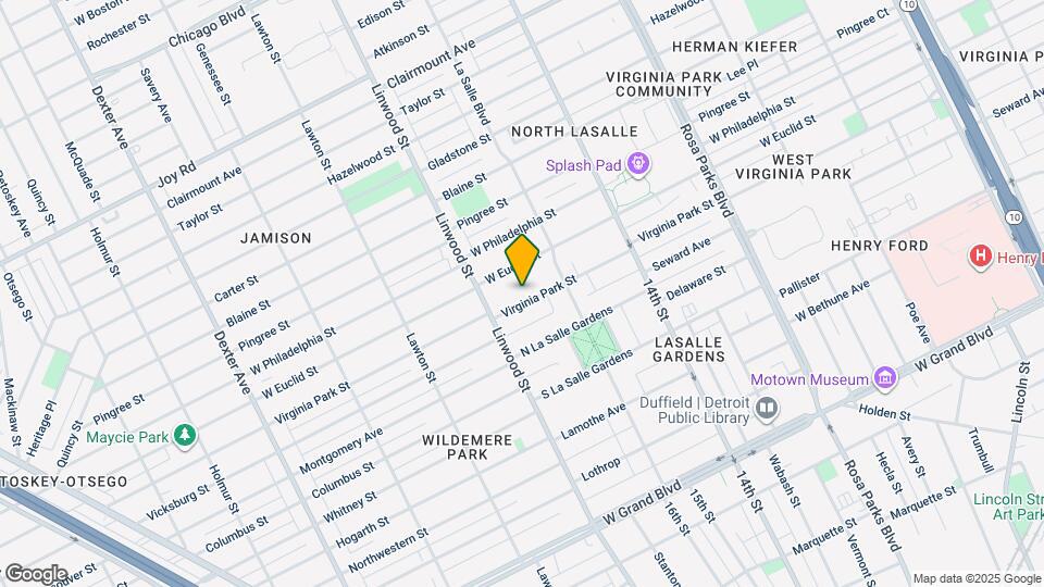 2488 Virginia Park St Map and Location Details