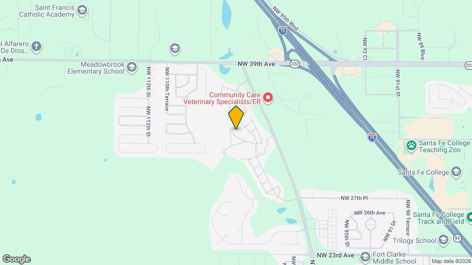 10576 NW 32nd Rd Map and Location Details