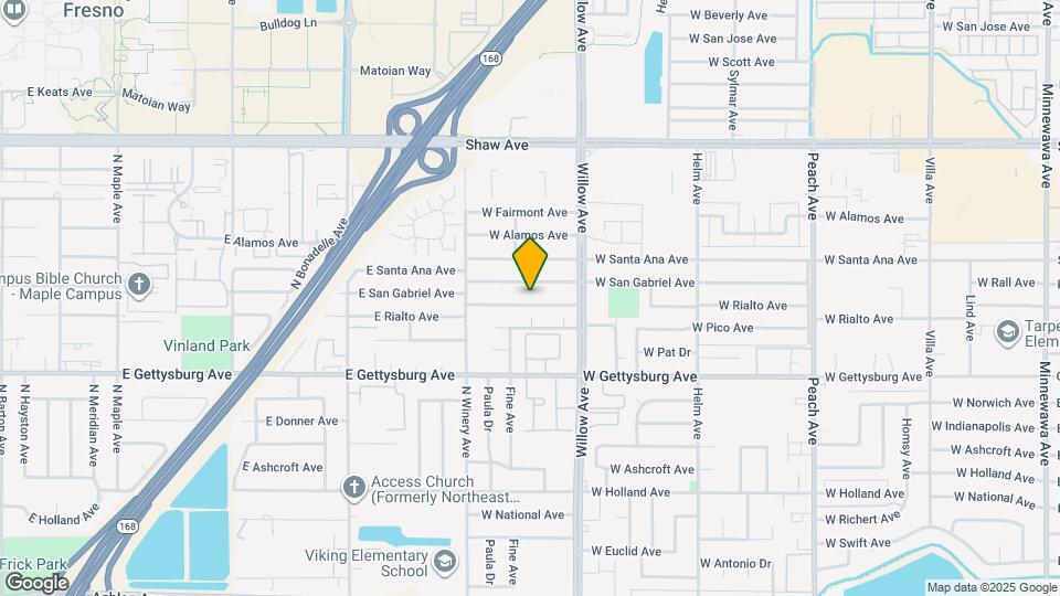 881 W Rialto Ave Mapa y Detalles de la Ubicación