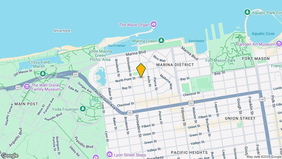 2101 North Point St Map and Location Details