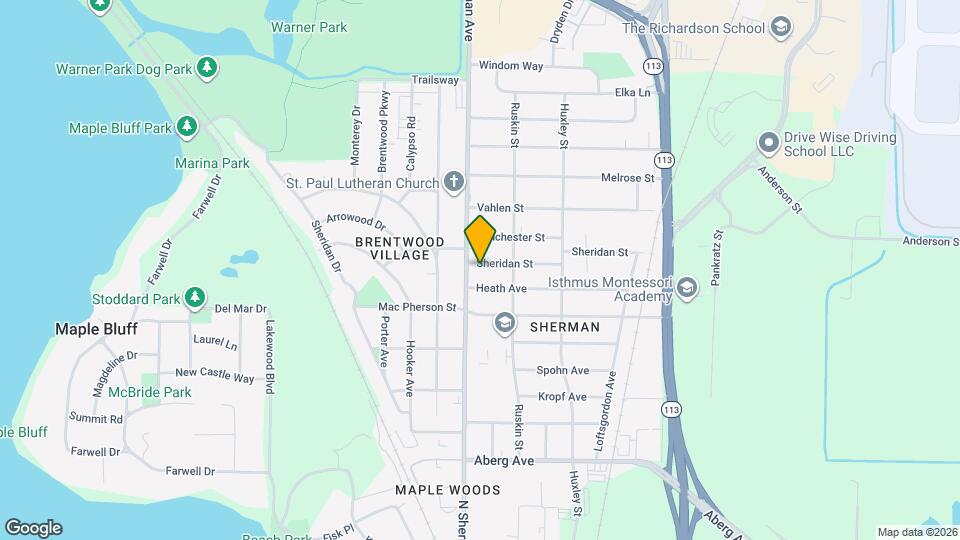 1713 Sheridan St Map and Location Details