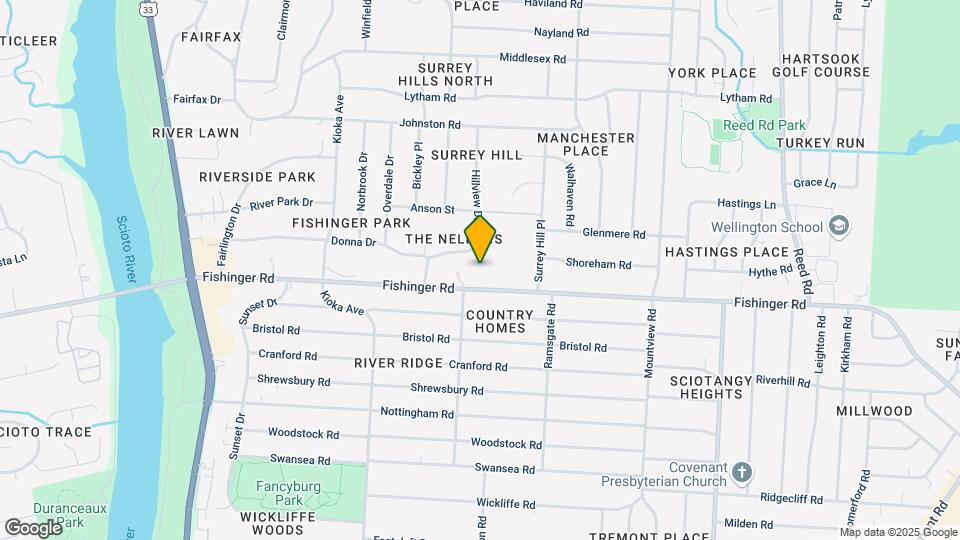 2394 Fishinger Rd Mapa y Detalles de la Ubicación