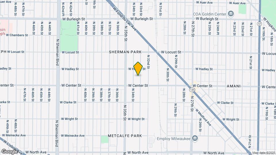 2741 N 33rd St Map and Location Details