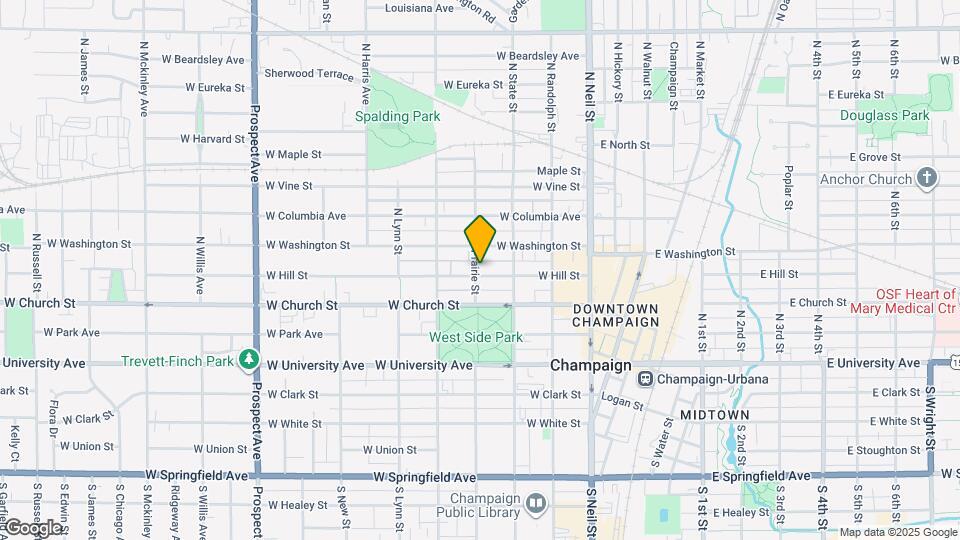 402 N Prairie St Mapa y Detalles de la Ubicación