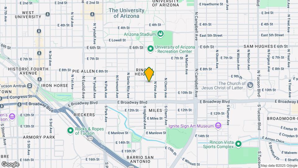 1420-1426 E 9th St Map and Location Details