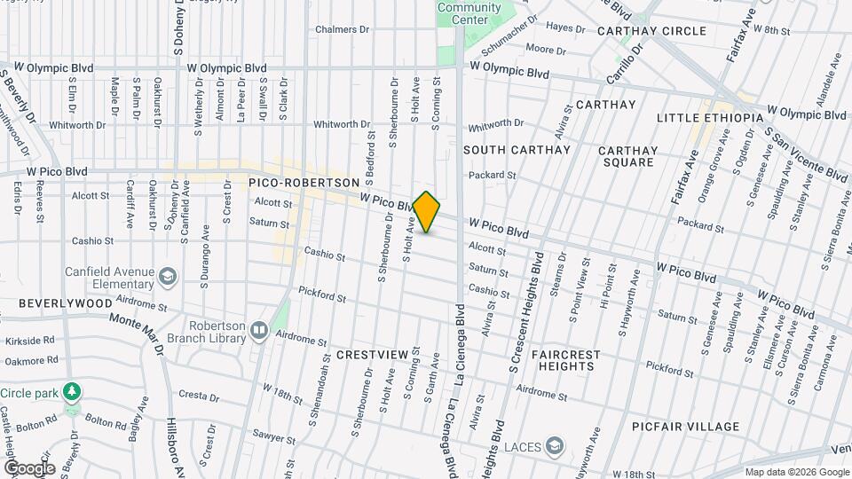 8548 Alcott St Map and Location Details