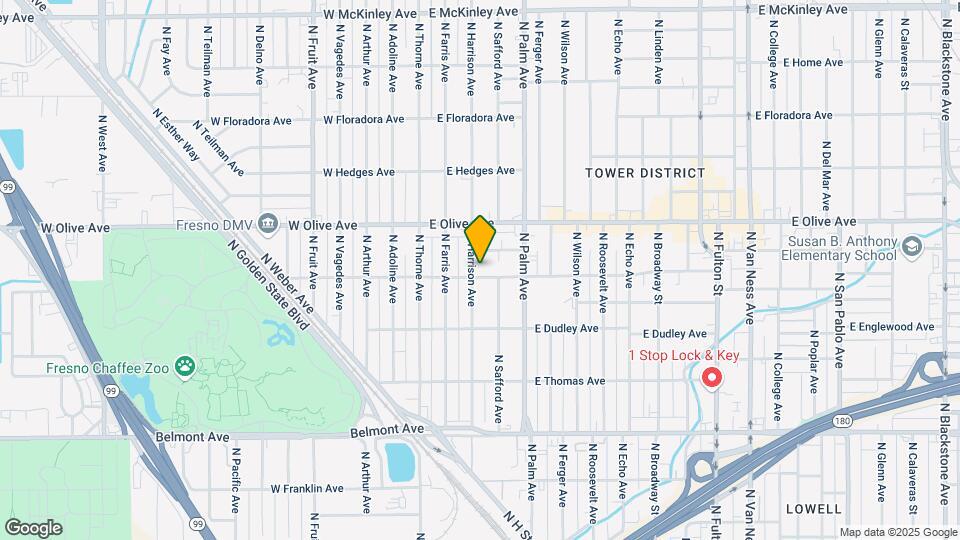 1002 N Harrison Ave Map and Location Details