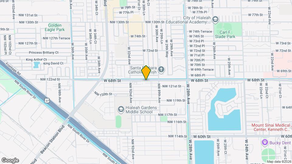 9069 NW 121st Terrace Map and Location Details