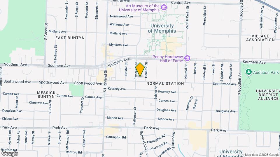 3636 Spottswood Ave Map and Location Details