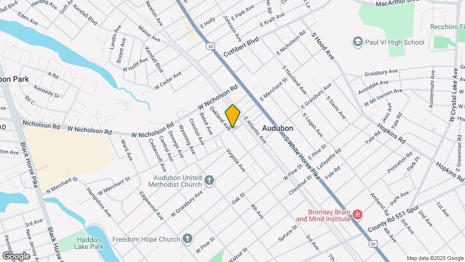 115 Oakland Ave Map and Location Details