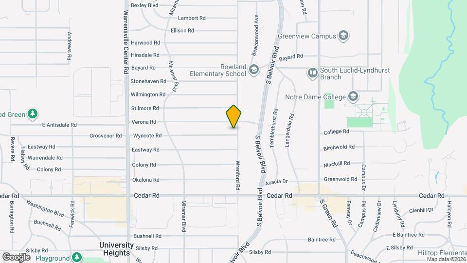 4249 Wyncote Rd Map and Location Details