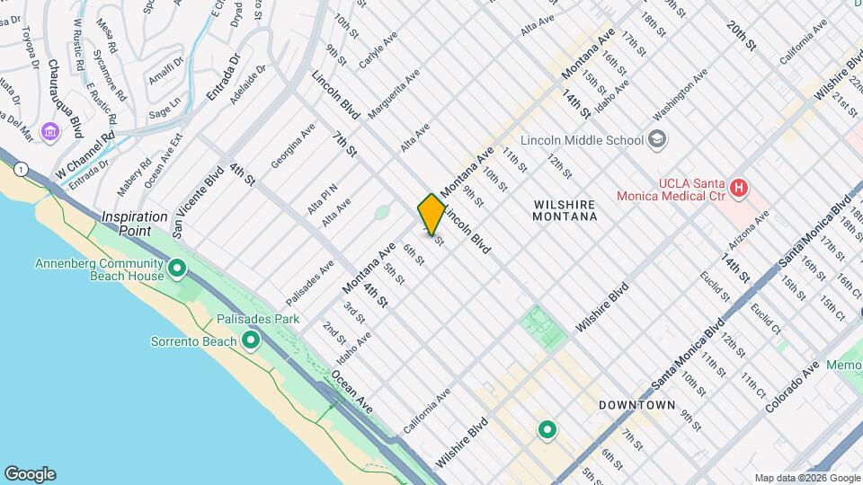 834 7th St, Unit 6 Map and Location Details