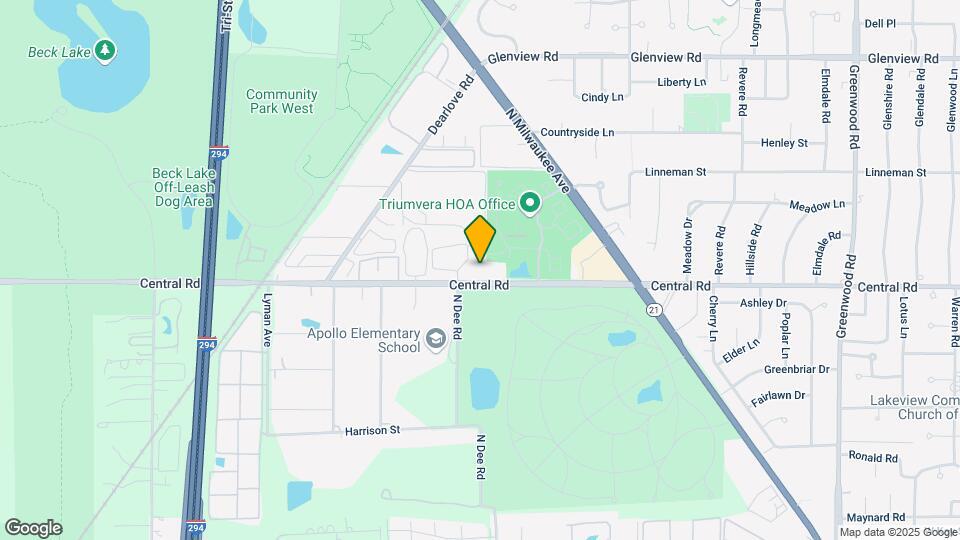 4202 Central Rd, Unit 1B Map and Location Details