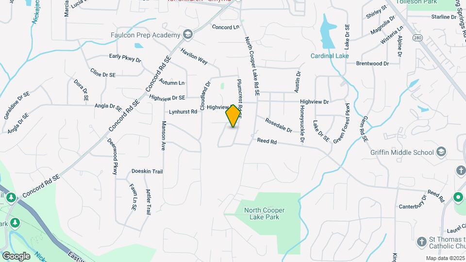 3958 Plumcrest Cir SE Map and Location Details