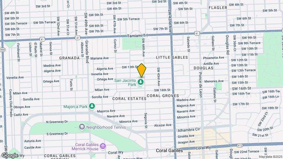 4416 SW 14th St Map and Location Details