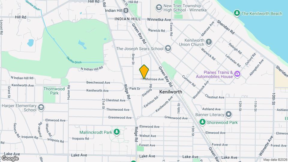 618 Melrose Ave Map and Location Details