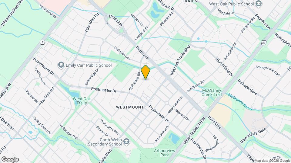 2054 Glenhampton Rd Map and Location Details