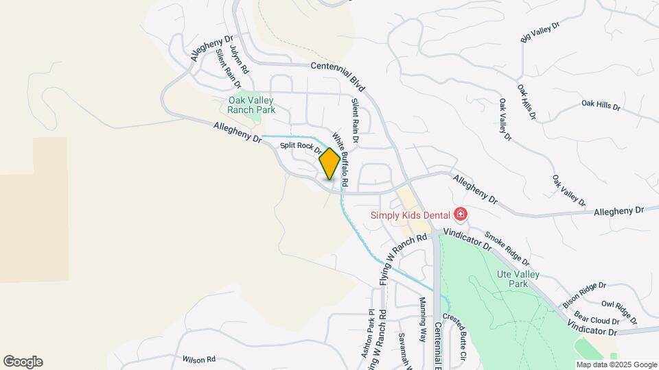 2210 Split Rock Dr Map and Location Details
