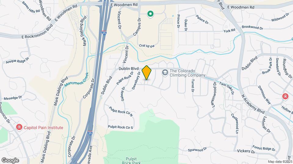 6415 Yvonne Way Map and Location Details