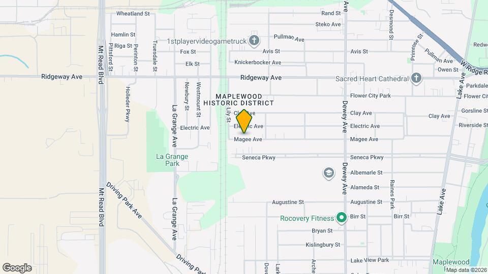 616 Magee Ave Map and Location Details